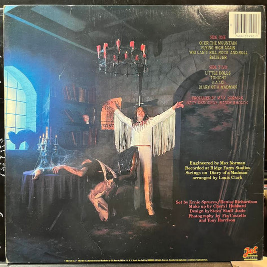 Ozzy Osbourne - Diary Of A Madman (VINYL) | Excellent (EX) Very Good Plus Plus (VG++)