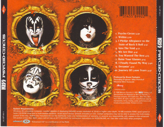 Kiss - Psycho-Circus (CD) | Near Mint (NM) Near Mint (NM)