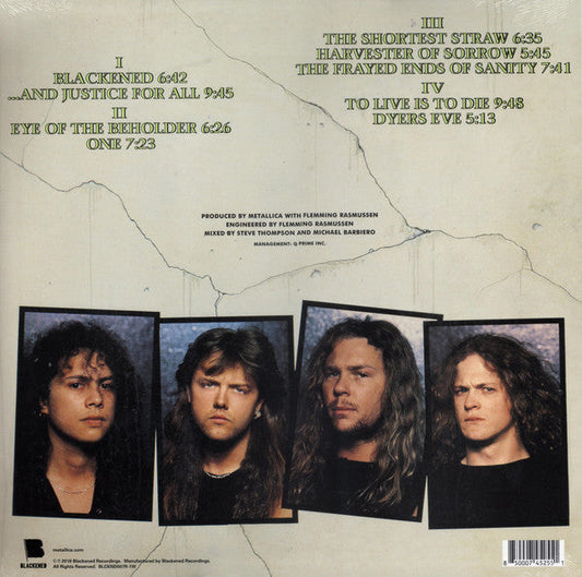 Metallica - ...And Justice For All (2xVINYL) | Near Mint (NM) Mint (M)