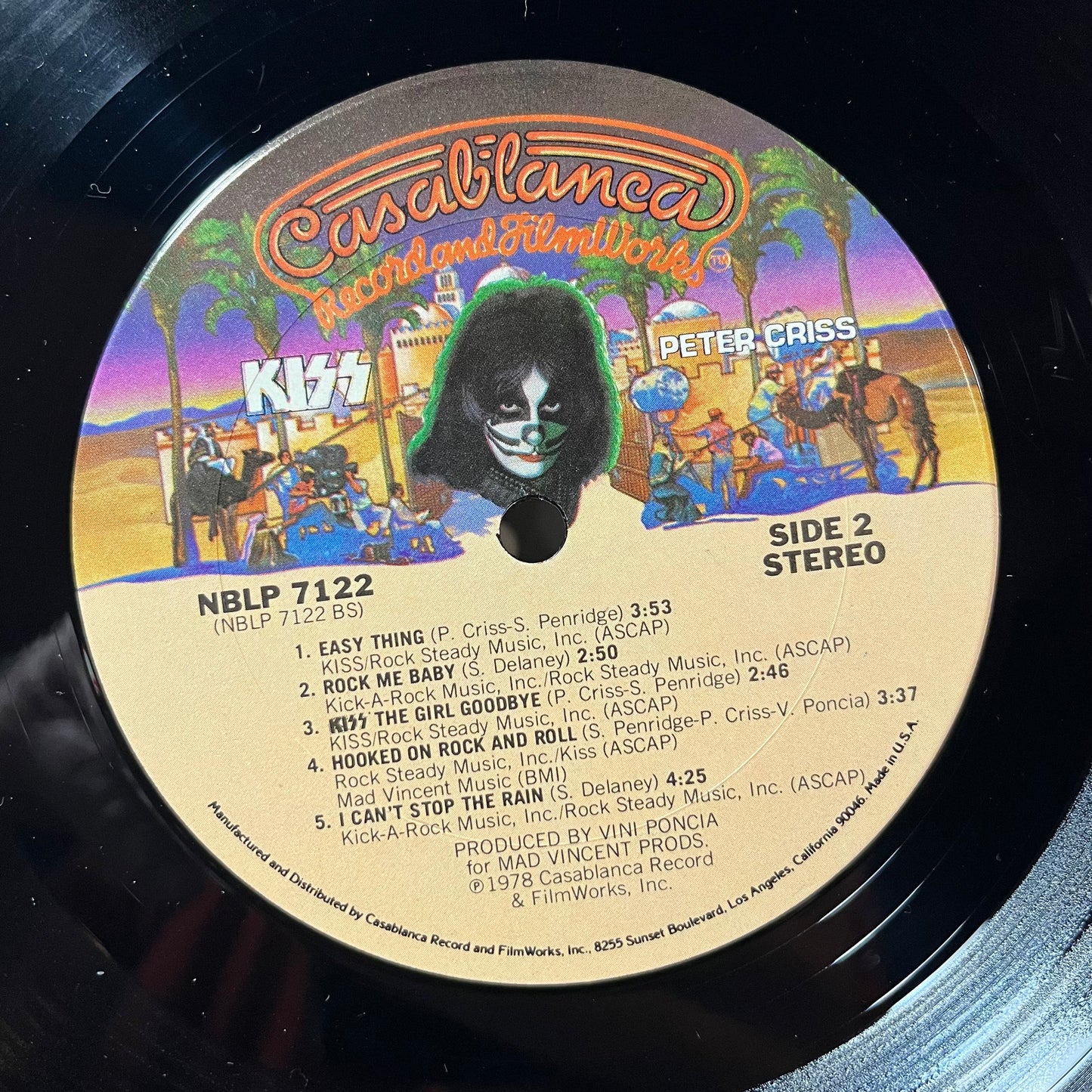 Kiss - Peter Criss (VINYL) | Near Mint (NM or M-) Excellent+ (EX+)