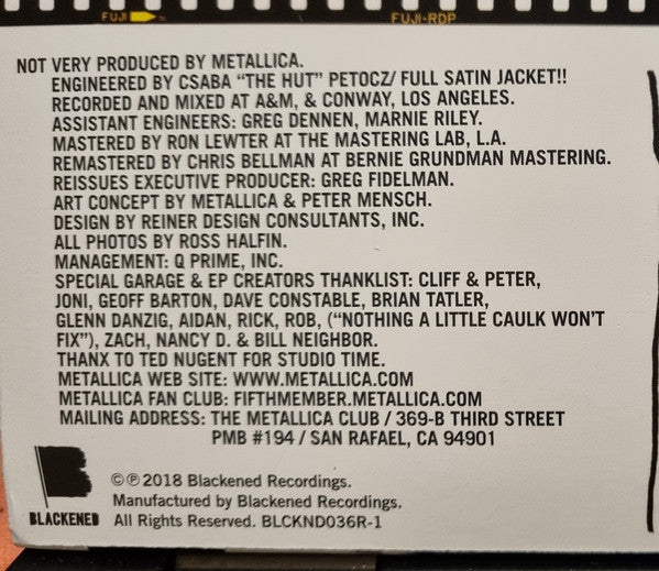 The $5.98 E.P. - Garage Days Re-Revisited | Mint (M) Mint (M)