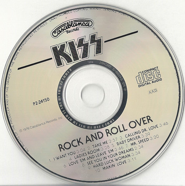 Kiss - Rock And Roll Over (CD) | Near Mint (NM) Near Mint (NM)