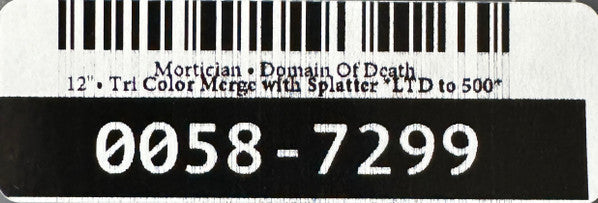 Mortician - Domain Of Death (VINYL) | Near Mint (NM) Near Mint (NM)