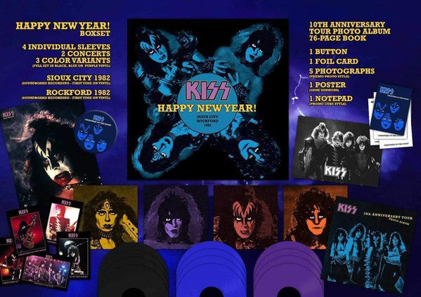 Kiss - Happy New Year! Sioux City & Rockford 1982 (VINYL BOX SET) | Near Mint (NM or M-)