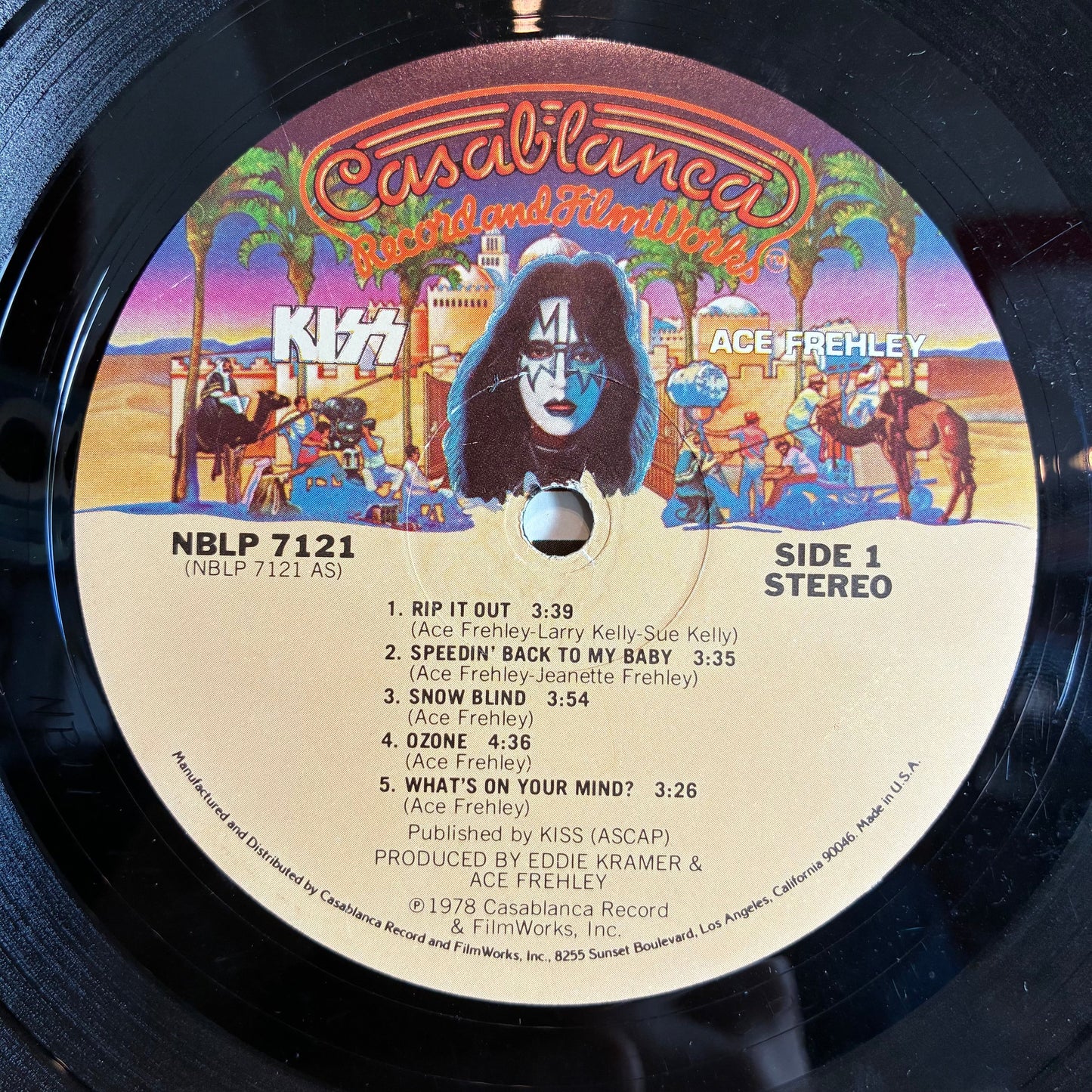 Kiss - Ace Frehley (VINYL) *WITH POSTER* | Very Good (VG) Very Good (VG)