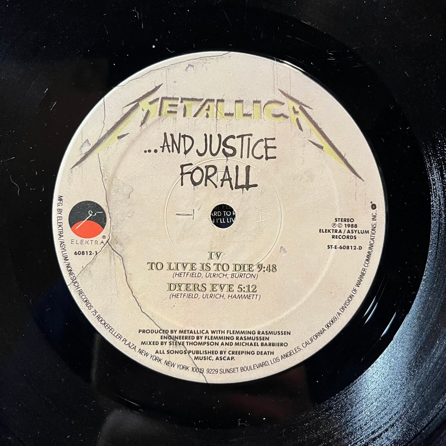 Metallica - ...And Justice For All (2xVINYL) | Very Good (VG) Excellent (EX)