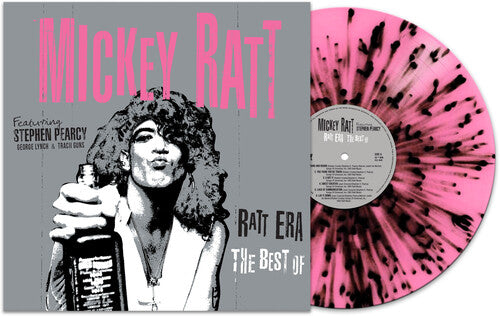 Mickey Ratt - The Best Of - Pink/ black Splatter |