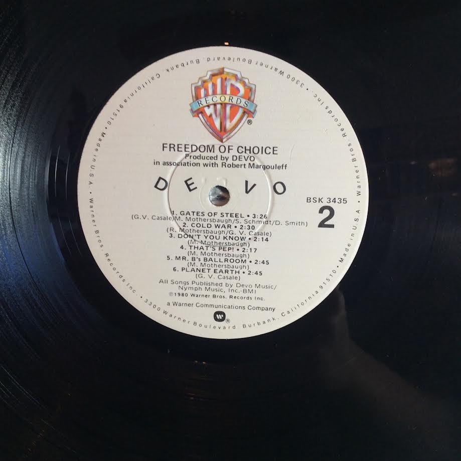 Devo - Freedom Of Choice (VINYL) | Excellent (EX) Very Good Plus (VG+)