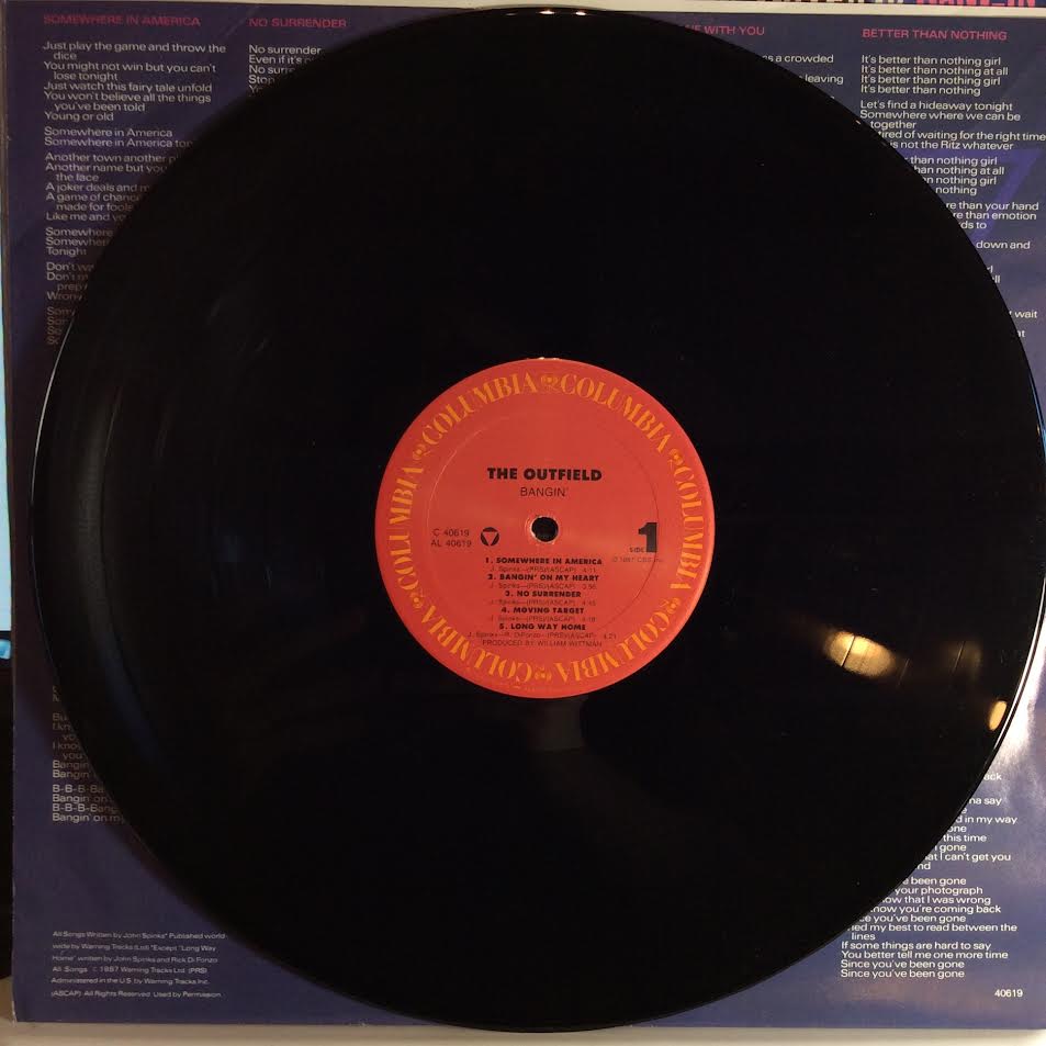 The Outfield - Bangin' (VINYL) | Near Mint (NM) Near Mint (NM)