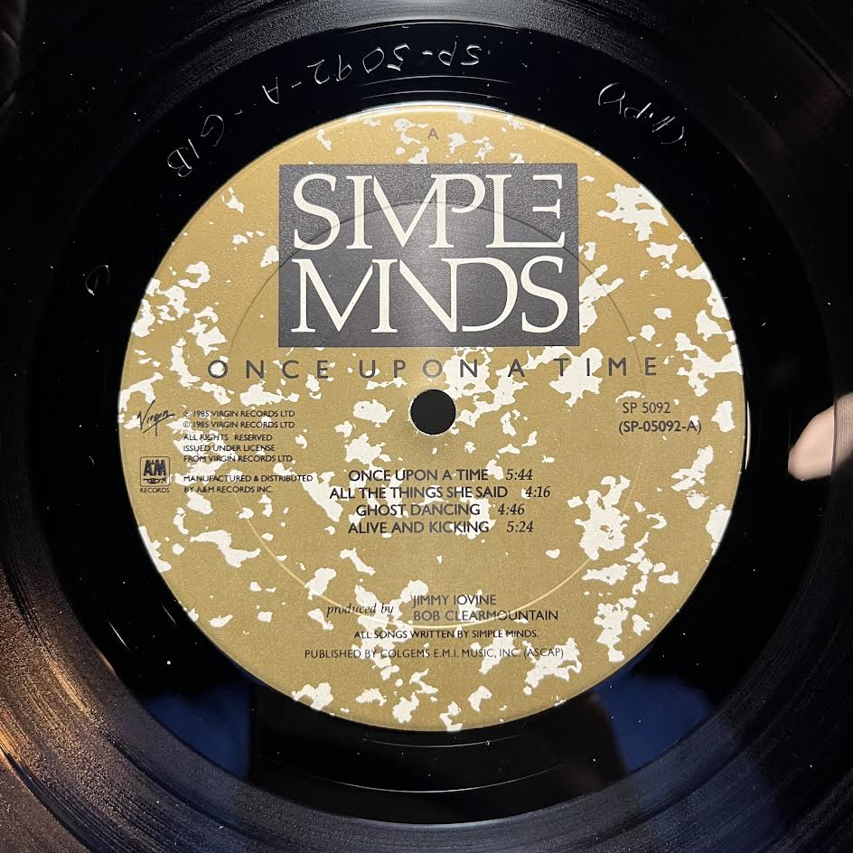 Simple Minds - Once Upon A Time (VINYL) | Near Mint (NM) Near Mint (NM)