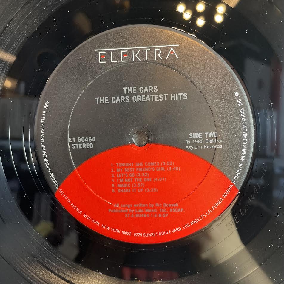 The Cars - The Cars Greatest Hits (VINYL) | Near Mint (NM) Excellent (EX)