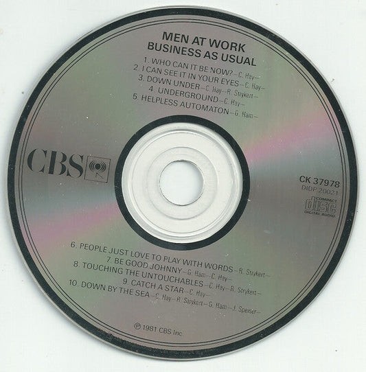 Men At Work - Business As Usual (CD) | Very Good (VG) Excellent (EX)