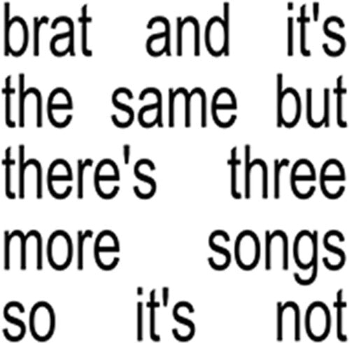 Charli XCX - Brat And It's The Same But There's Three More Songs So It's Not (WHITE VINYL) | Mint (M) Mint (M)