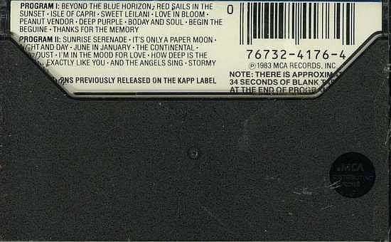The Music Of The 1930’s (Cassette) | Mint (M) Near Mint (NM)