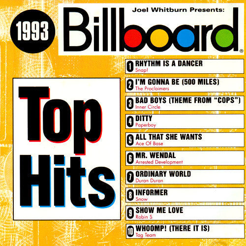 Various - Billboard Top Hits - 1993 (CD) | Excellent+ (EX+)