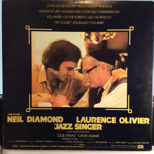Neil Diamond - The Jazz Singer (Original Songs From The Motion Picture) (VINYL) | Near Mint- (NM-) Excellent (EX)