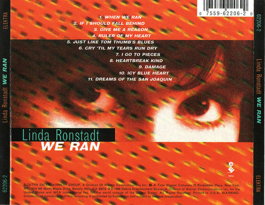 Linda Ronstadt - We Ran (CD) | Near Mint (NM) Near Mint (NM)