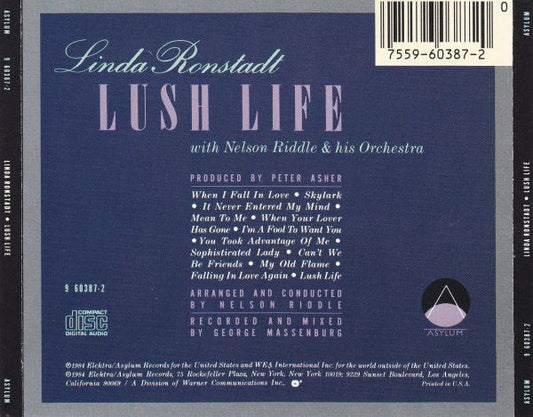 Linda Ronstadt - Lush Life (CD) | Near Mint (NM) Near Mint (NM)