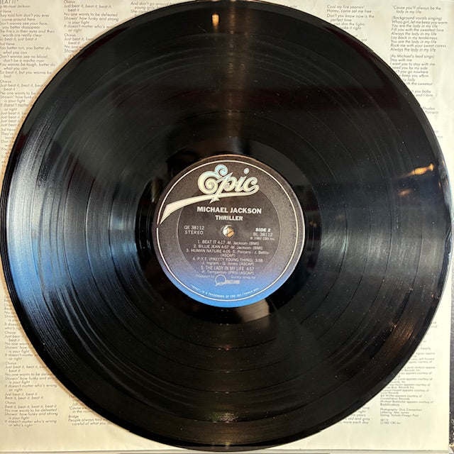 Michael Jackson - Thriller (VINYL) | Very Good Plus (VG+) Very Good Plus (VG+)