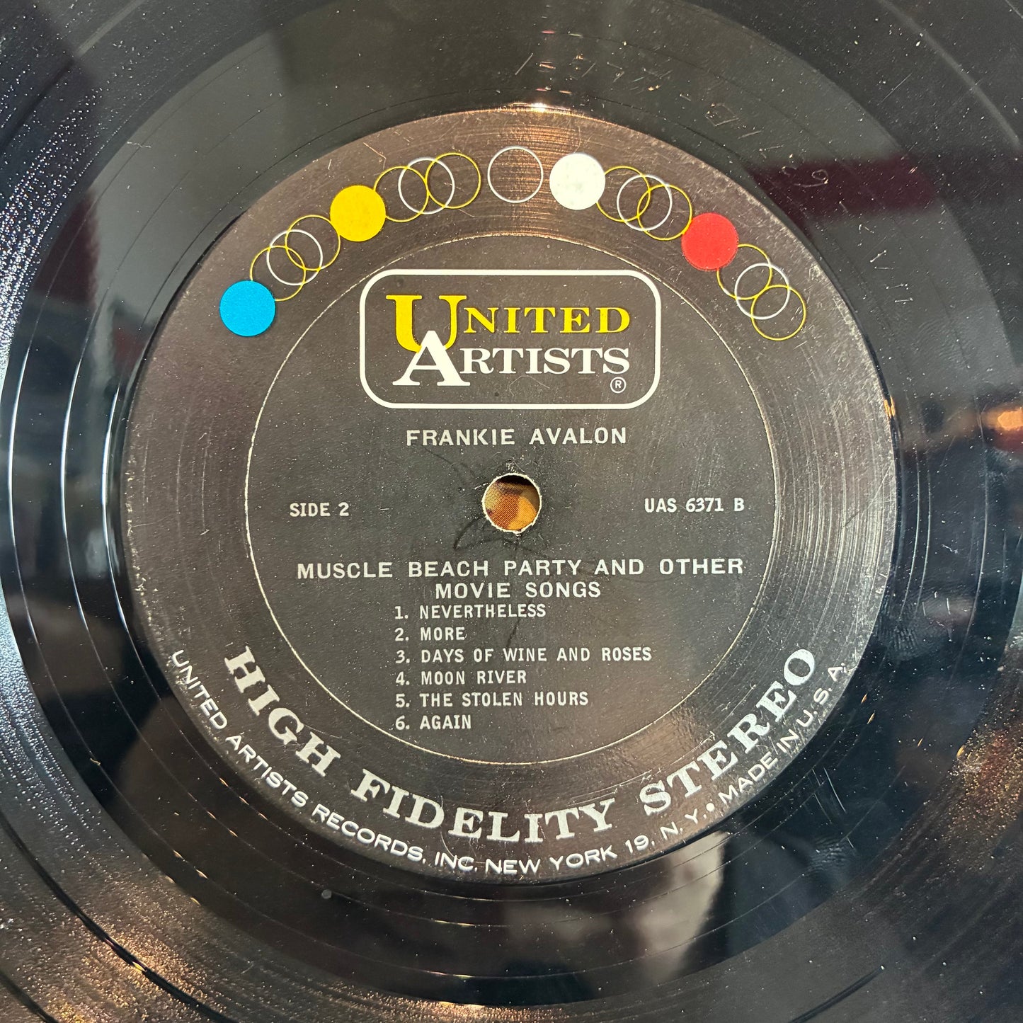 Frankie Avalon - Muscle Beach Party And Other Motion Picture Songs (VINYL) | Very Good (VG) Very Good Plus (VG+)