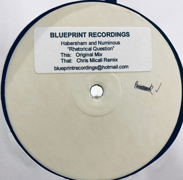 Habersham & Numinous - Rhetorical Question (12") | Near Mint (NM) Near Mint (NM)