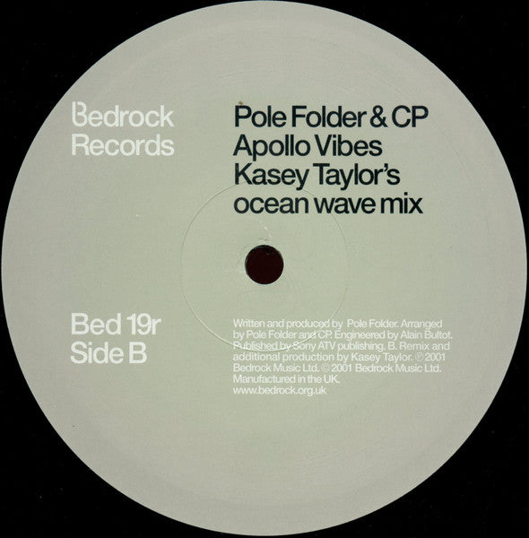 Pole Folder & CP - Apollo Vibes (Remixes) (12" VINYL) | Near Mint (NM) Near Mint (NM)