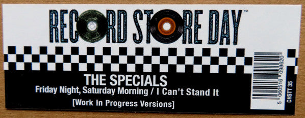The Specials - Friday Night, Saturday Morning / I Can't Stand It (Work In Progress Versions) (VINYL 10" RSD) |