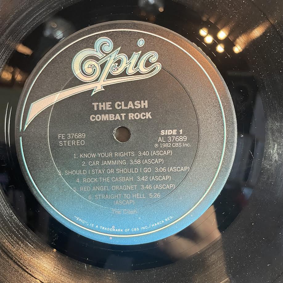 The Clash - Combat Rock (VINYL) | Excellent (EX) Very Good Plus (VG+)