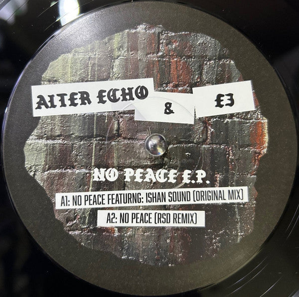 Alter Echo - No Peace EP (VINYL) | Mint (M) Mint (M)