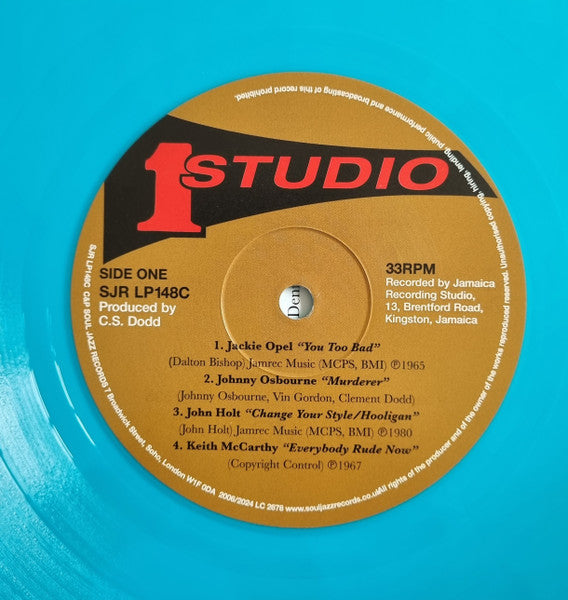 Soul Jazz Records Presents - Studio One Rude Boy (RED/CYAN 2xVINYL RSD) |