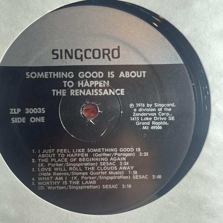 The Renaissance (5) - Something Good Is About To Happen (VINYL) | Excellent (EX) Excellent (EX)