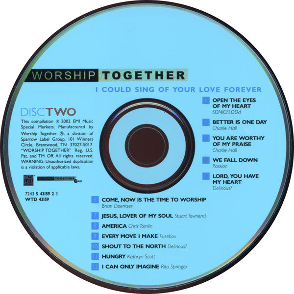 Various - The Best Of Modern Worship - Worship Together: I Could Sing Of Your Love Forever (2xCD) | Near Mint- (NM-) Excellent+ (EX+)