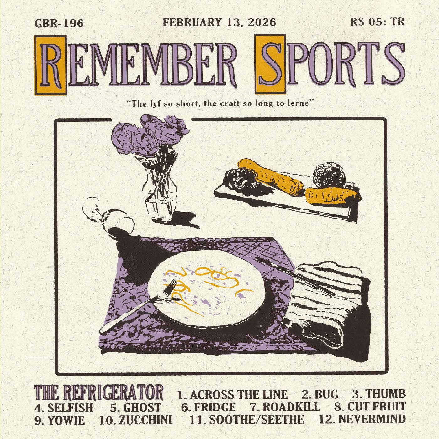 Remember Sports - The Refrigerator (Indie Exclusive Bone Opaque Vinyl) | Mint (M) Mint (M)