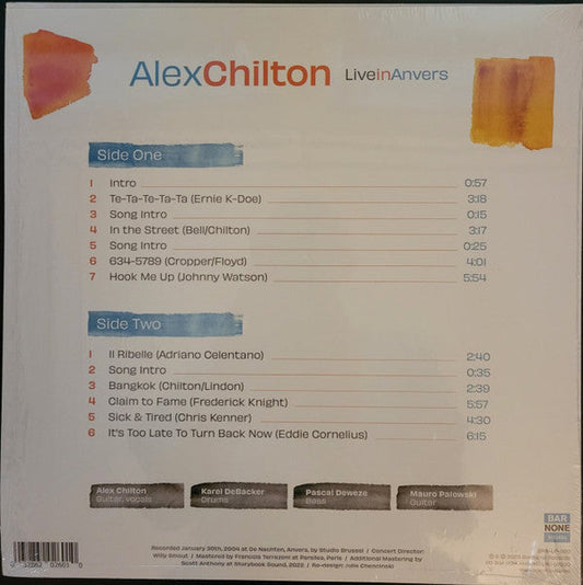 Alex Chilton - Live In Anvers (GREEN COLOR VINYL RSD) |