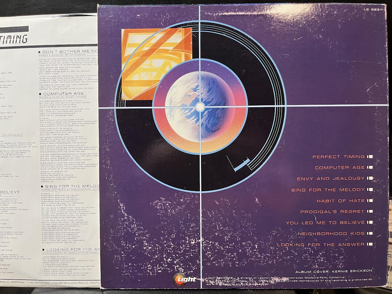 Sweet Comfort Band - Perfect Timing (VINYL) | Near Mint (NM or M-) Very Good Plus (VG+)