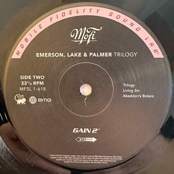 Emerson, Lake & Palmer - Trilogy (MFSL VINYL) | Mint (M) Mint (M)