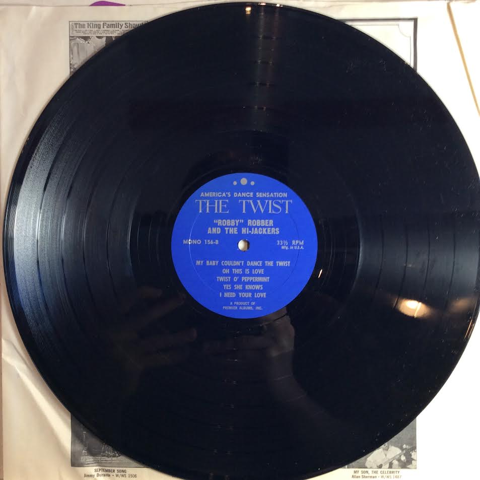 Robby Robber & The Hi-Jackers - The Twist (VINYL) | Excellent+ (EX+) Very Good Plus (VG+)