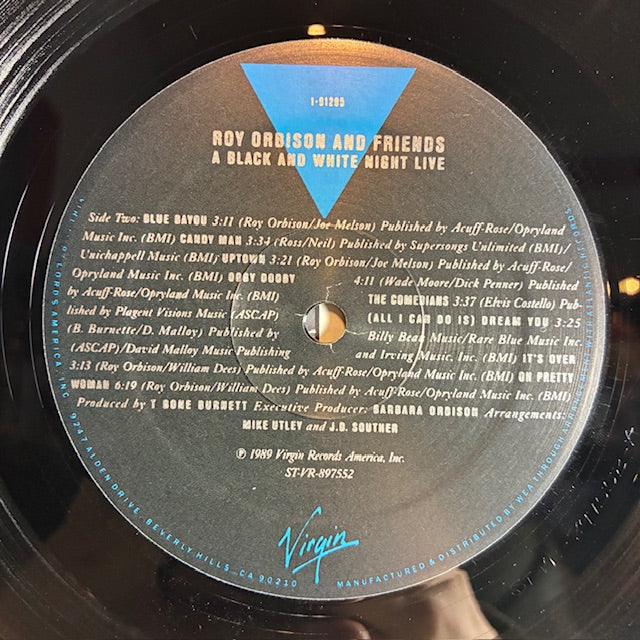 Roy Orbison - Roy Orbison And Friends - A Black And White Night Live (VINYL) | Excellent+ (EX+) Excellent (EX)