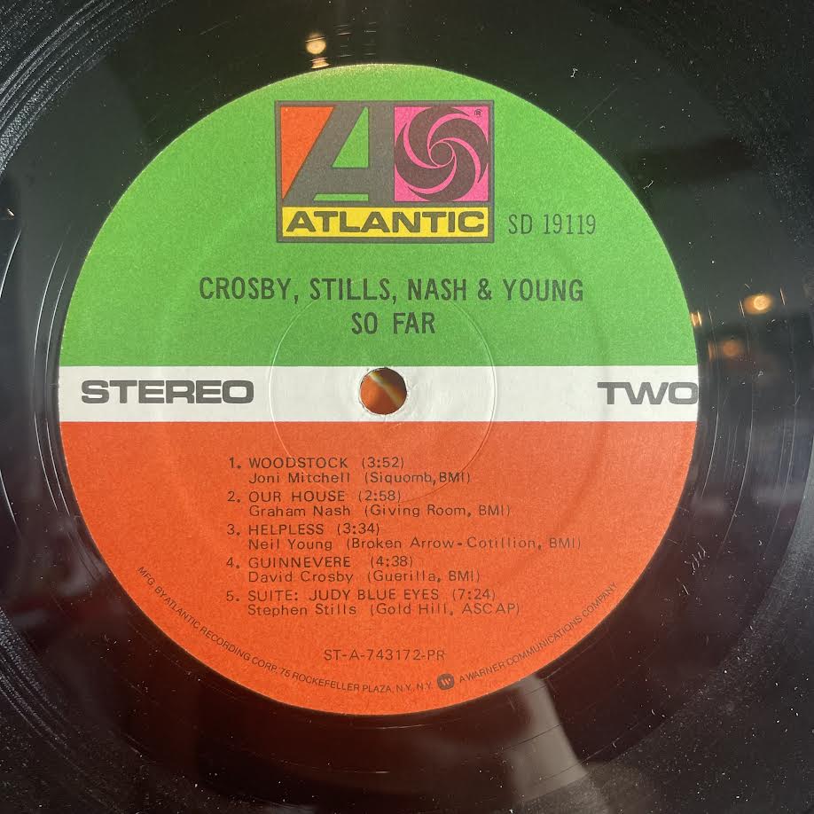 Crosby, Stills, Nash & Young - So Far (VINYL) | Excellent+ (EX+) Excellent+ (EX+)