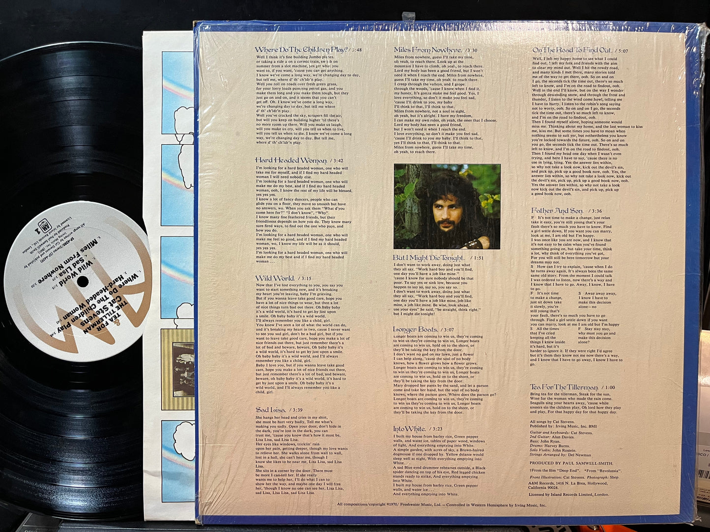 Cat Stevens - Tea For The Tillerman (VINYL) | Excellent+ (EX+) Near Mint (NM)