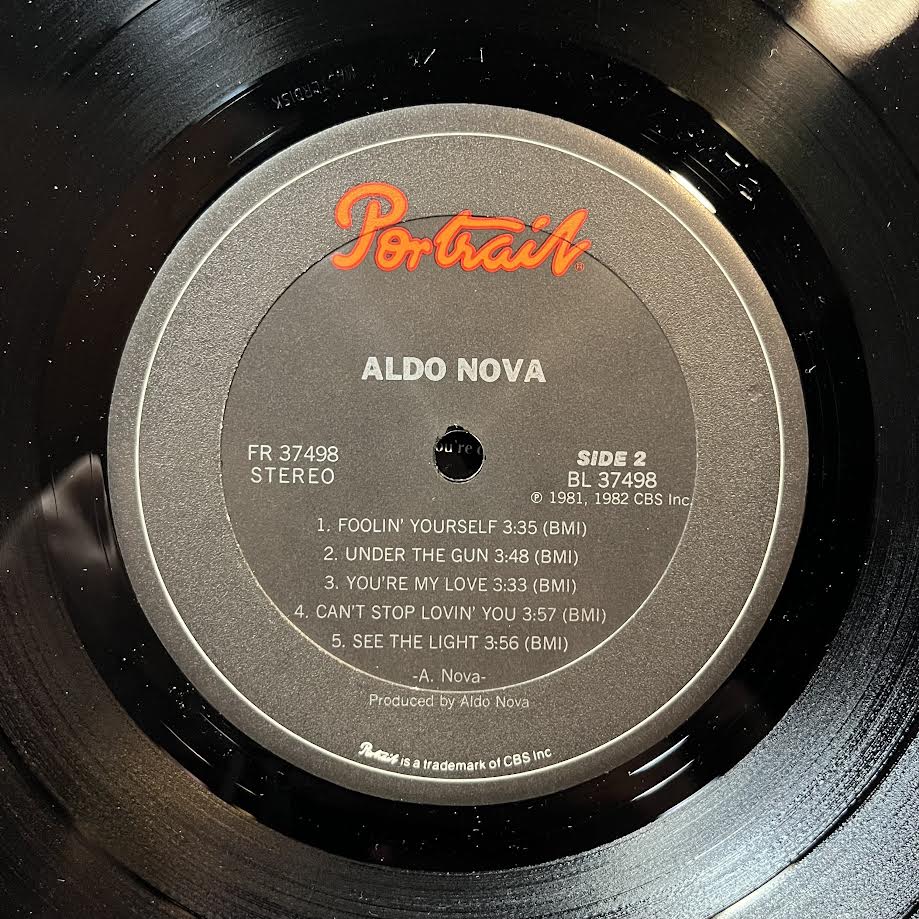 Aldo Nova - Aldo Nova (VINYL) | Excellent+ (EX+) Near Mint (NM)