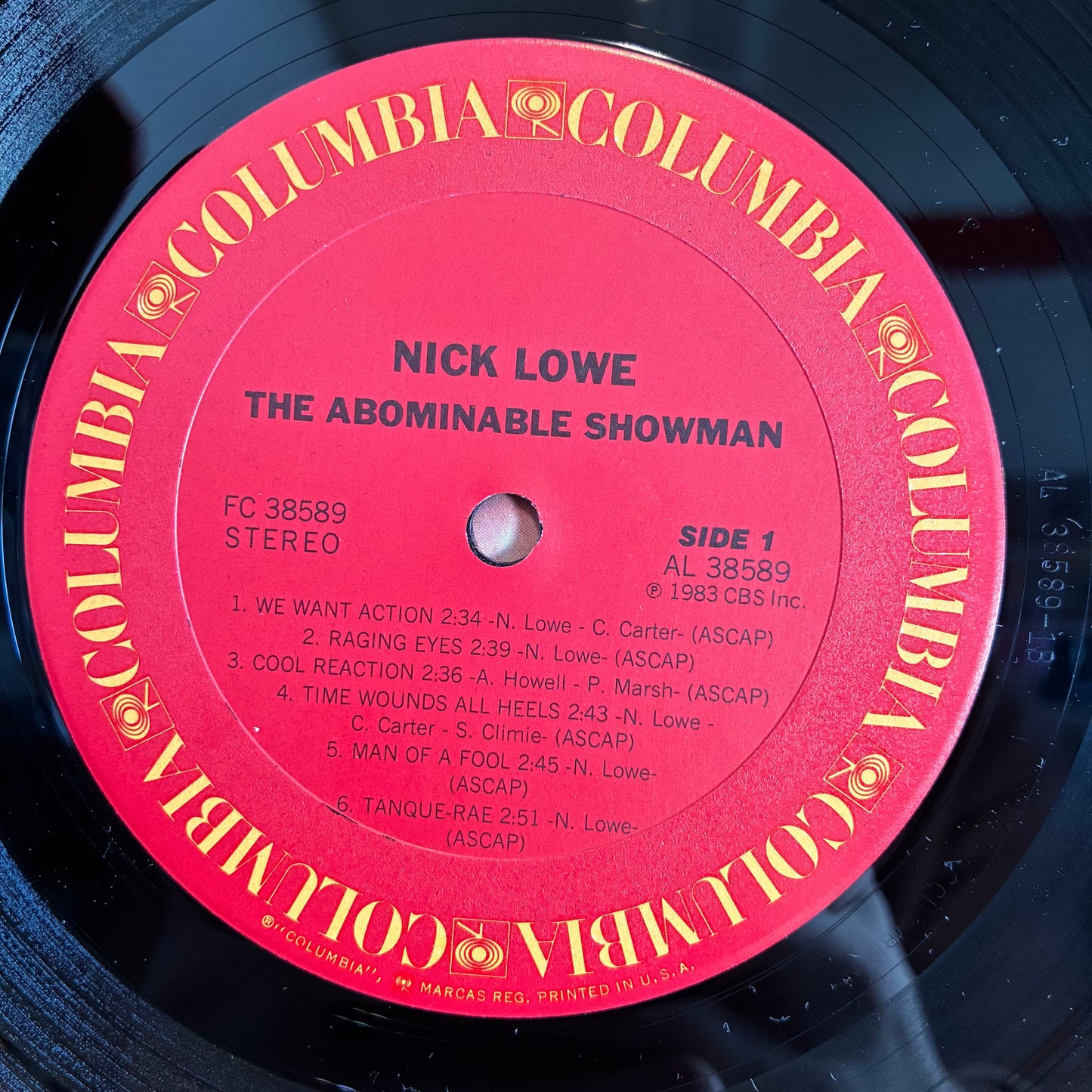 Nick Lowe - The Abominable Showman (VINYL) | Excellent (EX) Excellent+ (EX+)
