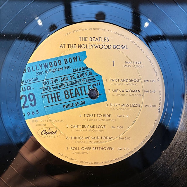 The Beatles - The Beatles At The Hollywood Bowl (VINYL) | Excellent (EX) Excellent+ (EX+)