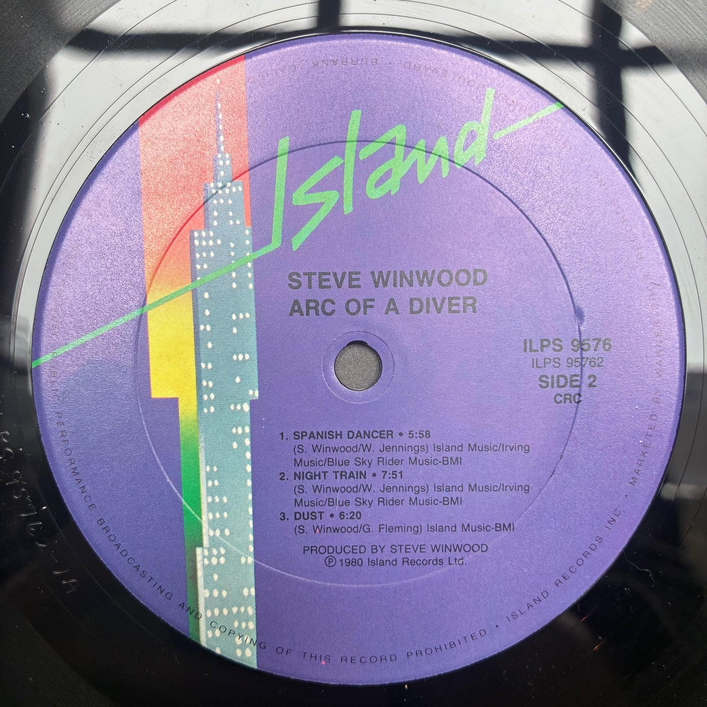 Steve Winwood - Arc Of A Diver (VINYL) | Excellent (EX) Excellent (EX)