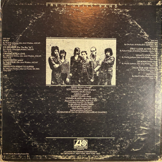 The J. Geils Band - The J. Geils Band (VINYL) | Excellent (EX) Very Good (VG)
