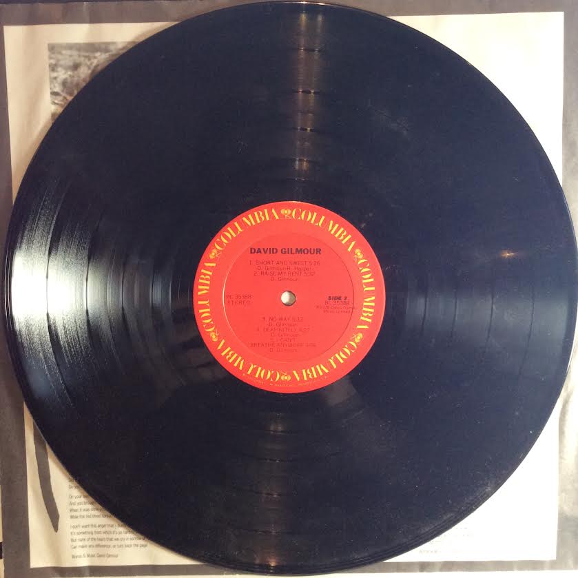 David Gilmour - David Gilmour (VINYL) | Excellent (EX) Excellent (EX)