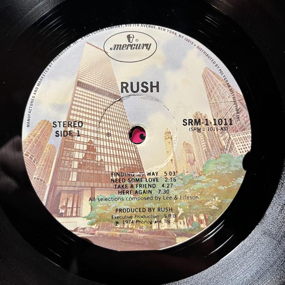 Rush - Rush (VINYL) | Excellent (EX) Very Good Plus Plus (VG++)