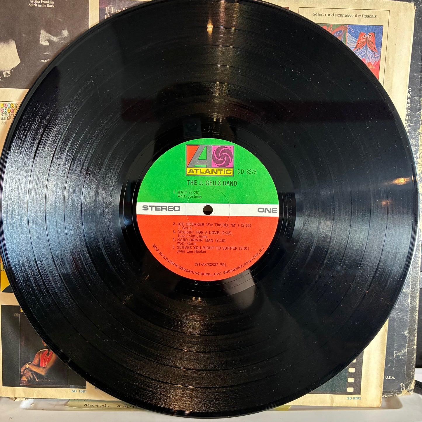 The J. Geils Band - The J. Geils Band (VINYL) | Excellent (EX) Very Good (VG)
