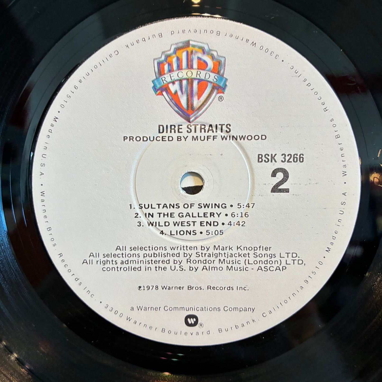 Dire Straits - Dire Straits (VINYL) | Excellent (EX) Very Good Plus (VG+)