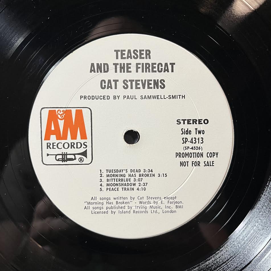 Cat Stevens - Teaser And The Firecat (VINYL) | Excellent (EX) Very Good Plus (VG+)
